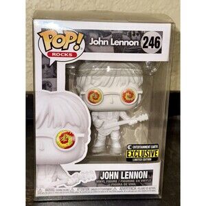 Funko Pop Rocks JOHN LENNON #246! (Vaulted! Entertainment Earth Exclusive!)